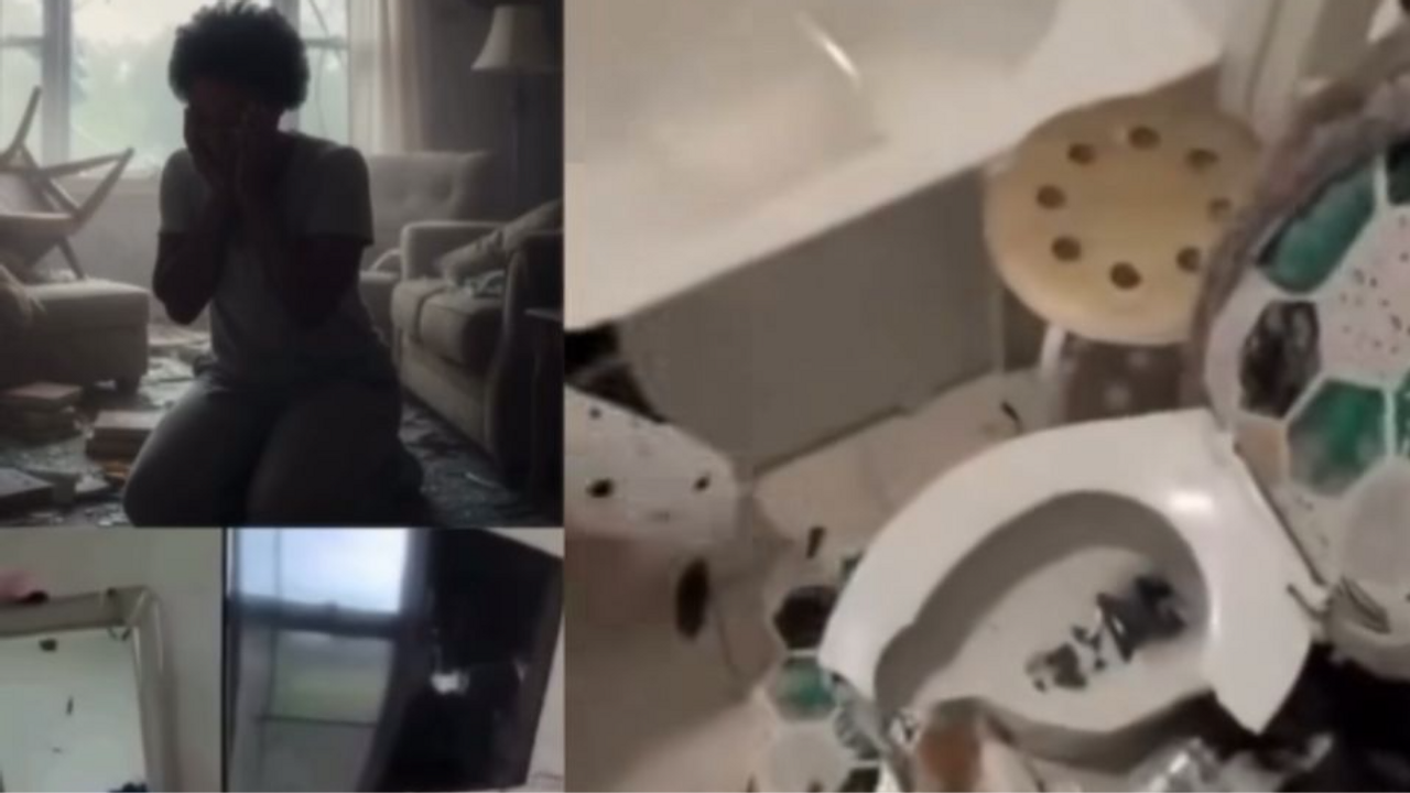 Adolescente de 13 anos destrói casa após ter celular retirado