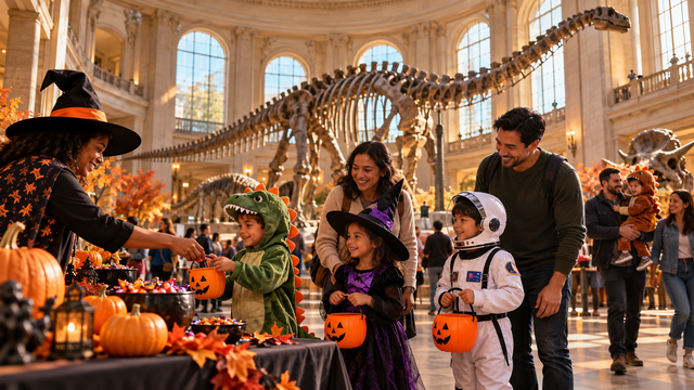 Fernbank terá Halloween com dinossauros, doces e fantasias neste sábado