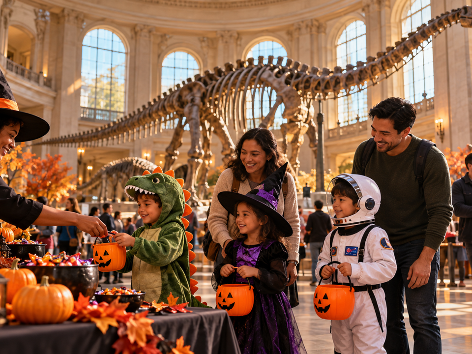 Fernbank terá Halloween com dinossauros, doces e fantasias neste sábado