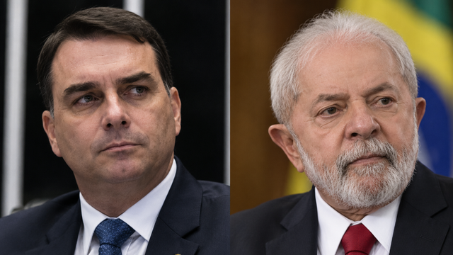 Flávio Bolsonaro tem 45% e Lula 44% em pesquisa Quaest para o segundo turno