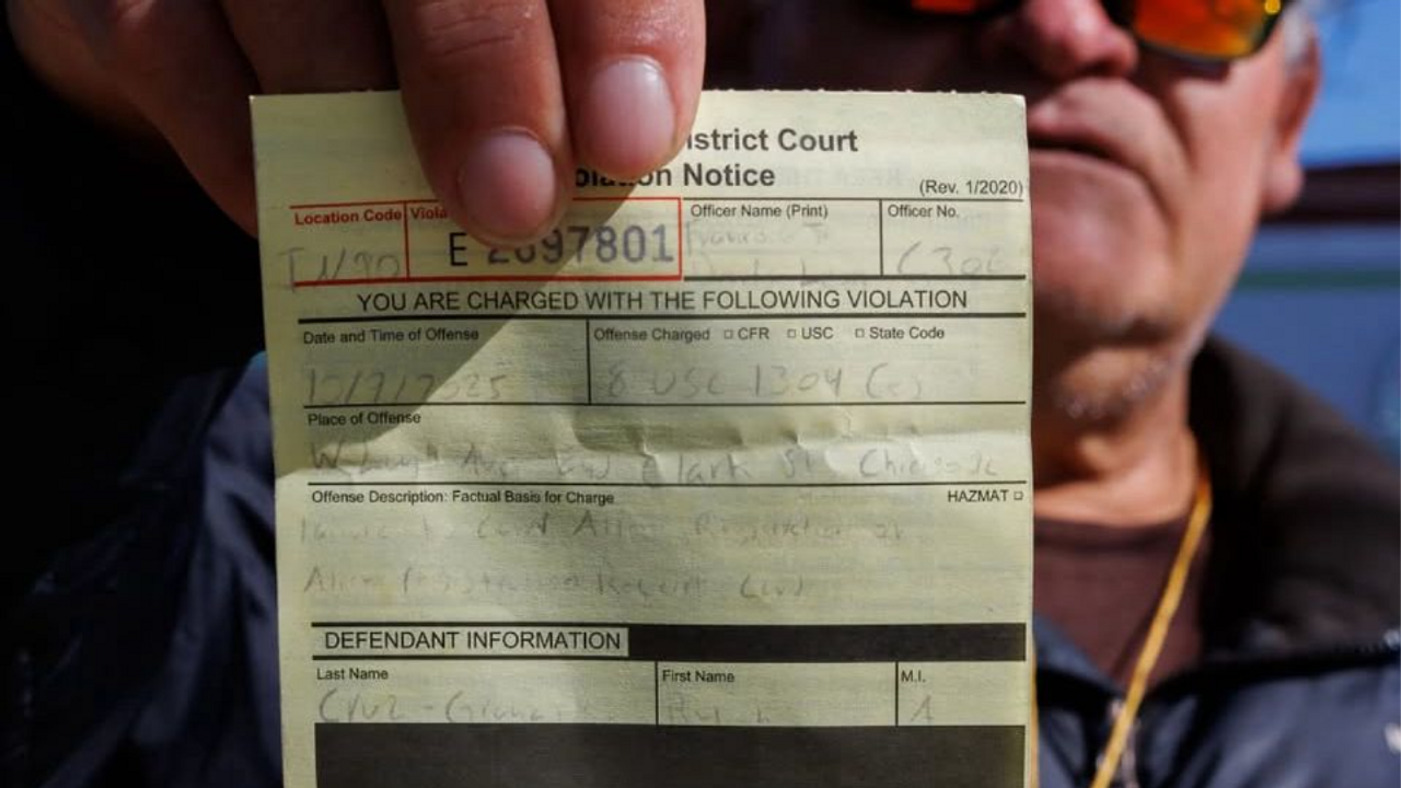 ICE multa residente legal em Chicago em US$130 por esquecer o green card