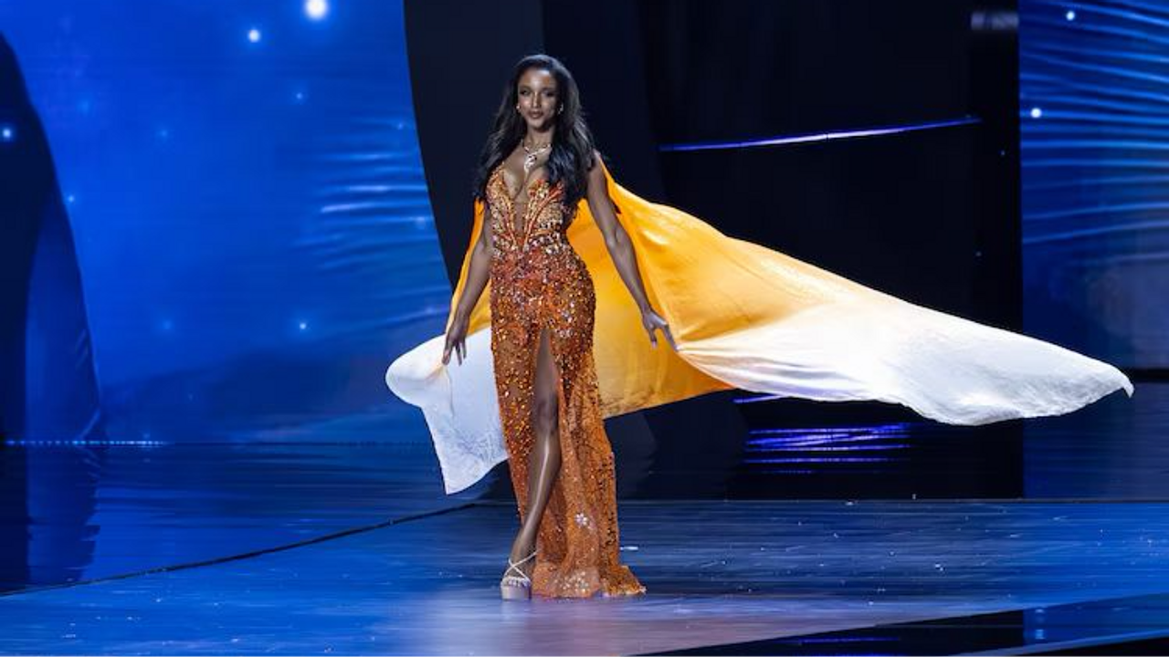 Miss Jamaica volta para casa após queda grave no palco do Miss Universo