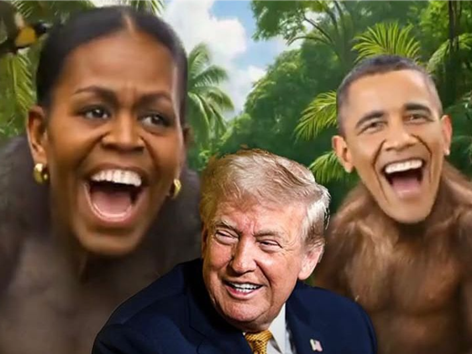 Republicano chama de racista vídeo postado por Trump com ataques a Obama