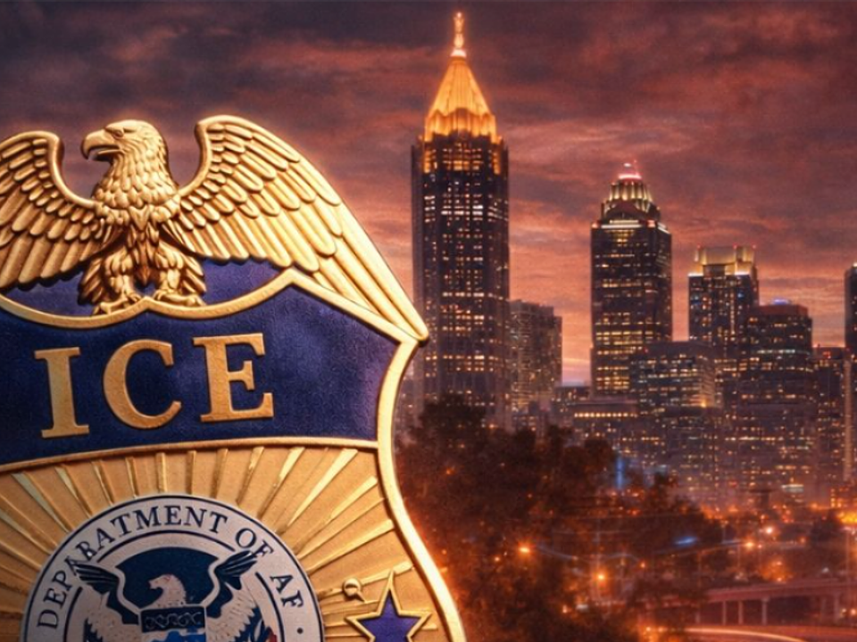 ICE “ATERRISSOU” EM ATLANTA? O QUE É FATO, O QUE É BOATO — E POR QUE O ALERTA ACENDEU NA GEORGIA