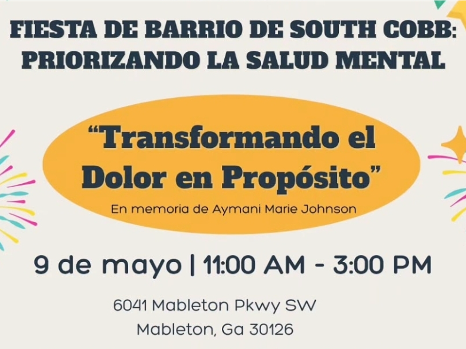Polícia do Condado de Cobb promove evento comunitário sobre saúde mental em Mableton