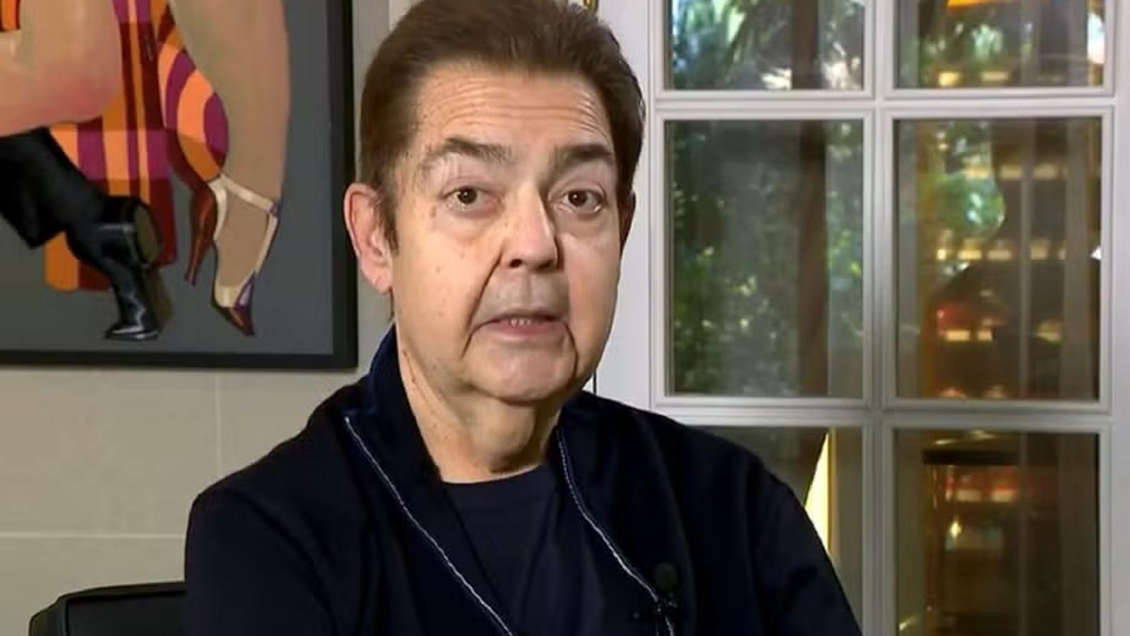 Faustão é extubado após novos transplantes e recebe visita dos filhos