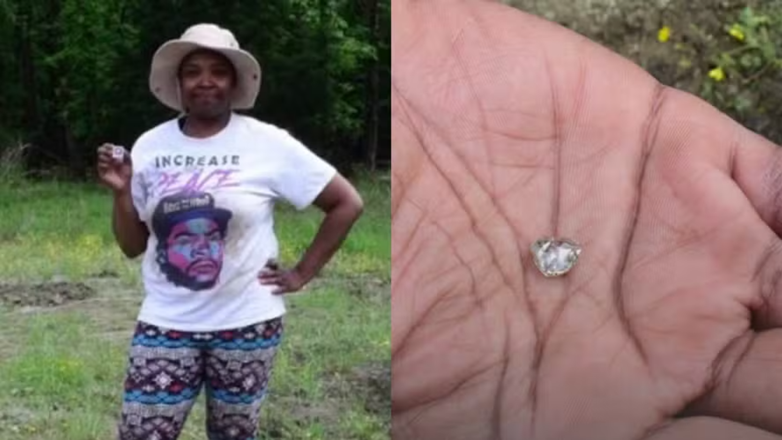 Mulher encontra diamante de 3 quilates em parque dos EUA após perder filho e pai: “Foi um sinal”