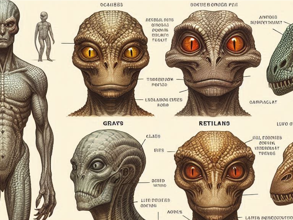 Pesquisador ligado a programas secretos dos EUA afirma que quatro supostas espécies extraterrestres teriam sido identificadas