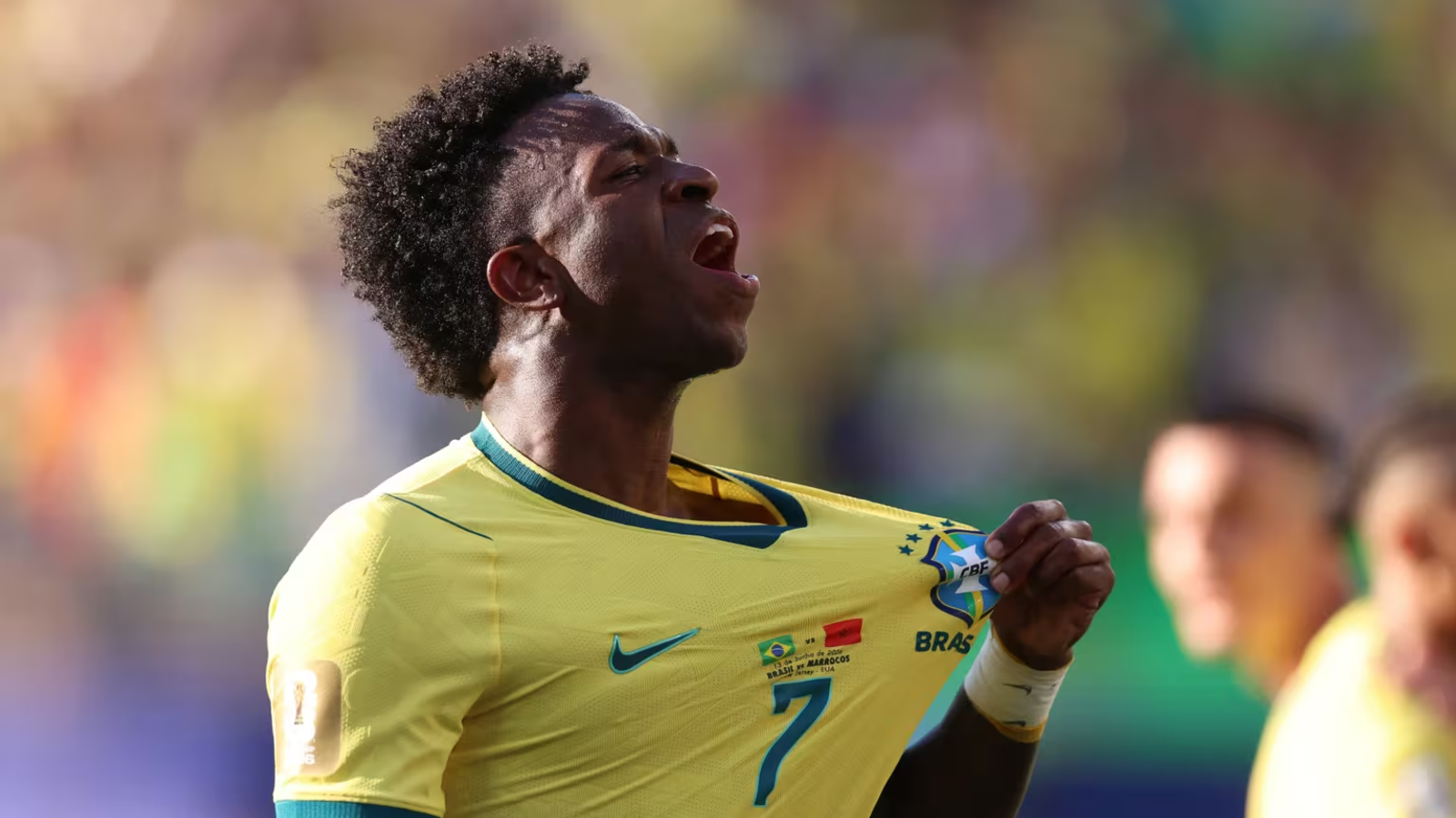 Vini Jr. marca golaço e evita derrota do Brasil na estreia contra Marrocos