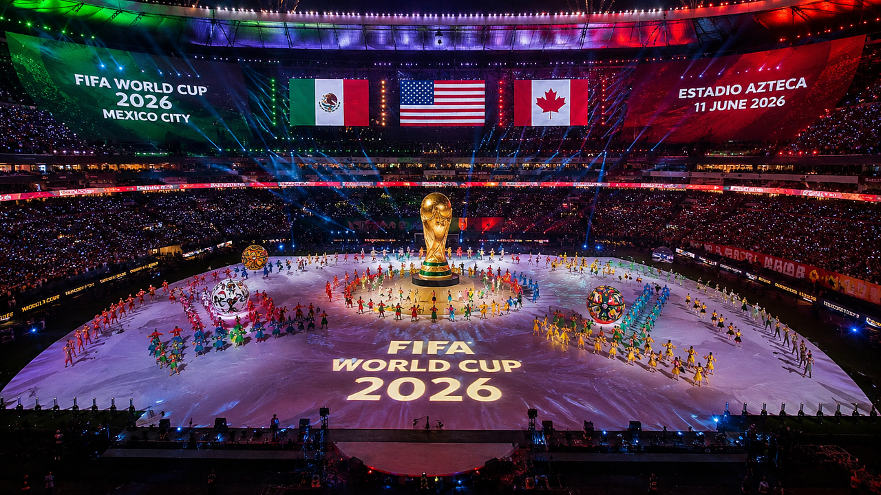 Copa do Mundo 2026 começa hoje com cerimônia histórica no Estádio Azteca