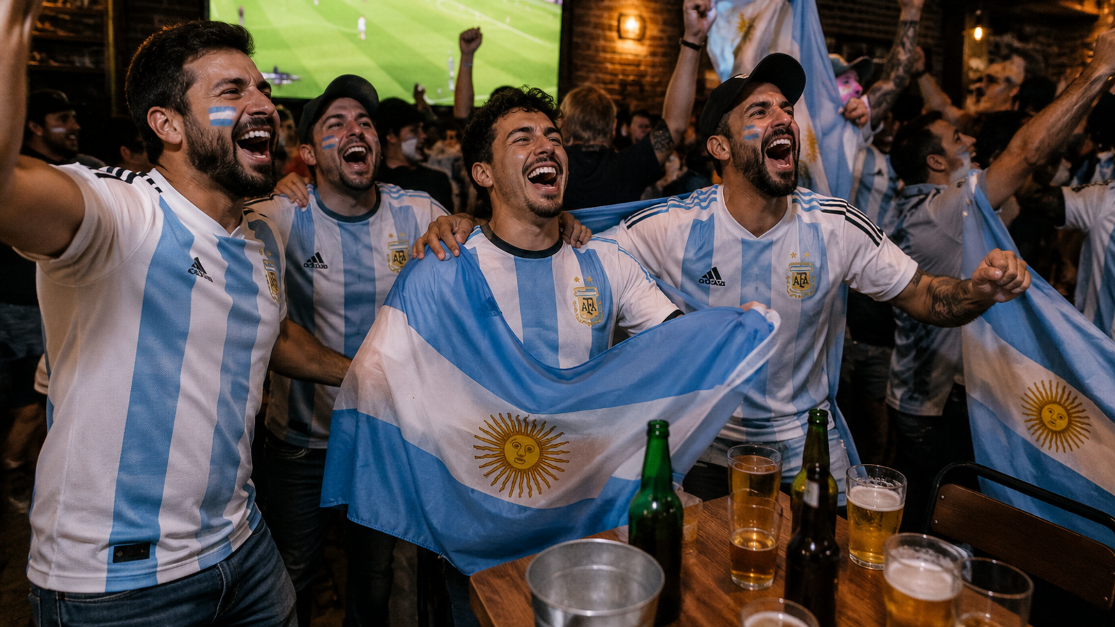 Bar em São Paulo chama atenção por reunir brasileiros que torcem pela Argentina durante a Copa