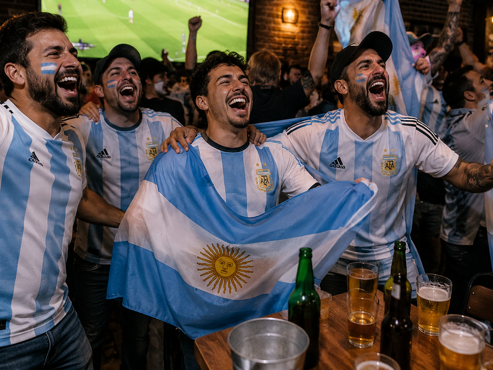 Bar em São Paulo chama atenção por reunir brasileiros que torcem pela Argentina durante a Copa