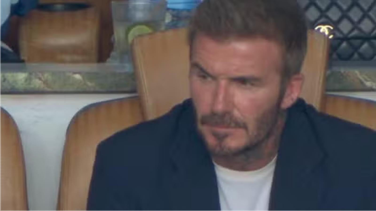 Shakira e David Beckham prestigiam Argentina x Cabo Verde na Copa do Mundo