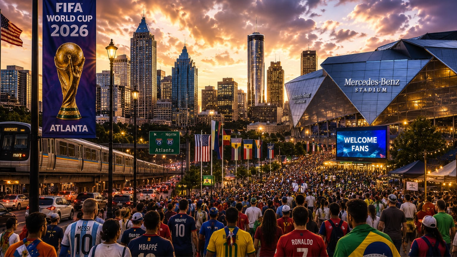 Copa movimenta Atlanta, mas impacto nos negócios surpreende: nem todos estão lucrando
