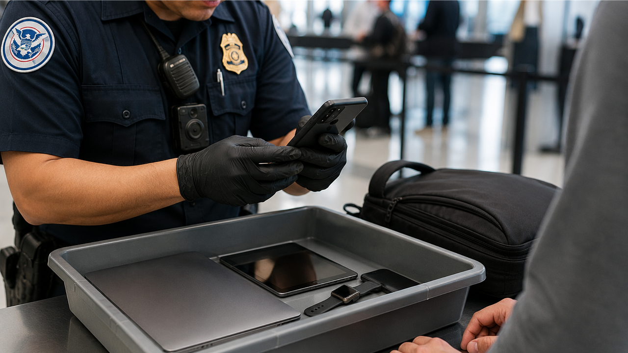 CBP atualiza regras para inspeção de celulares e notebooks na fronteira dos EUA