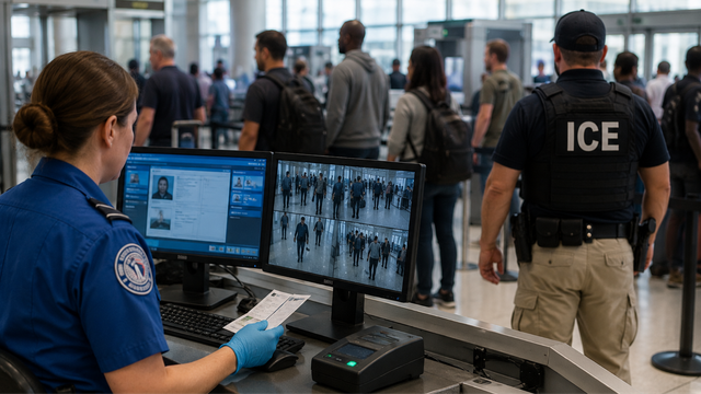 TSA amplia cooperação com o ICE e compartilhamento de dados aumenta fiscalização em aeroportos dos EUA