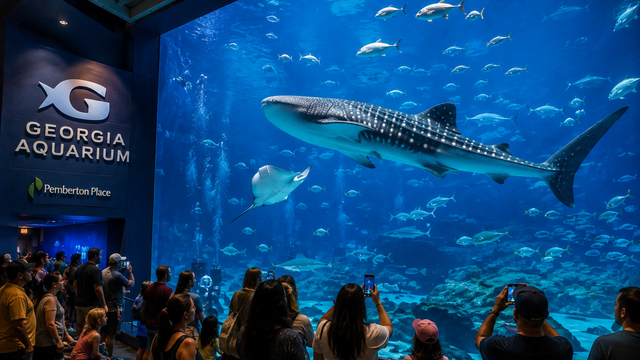 O Georgia Aquarium faz de Atlanta um dos maiores destinos para amantes da vida marinha