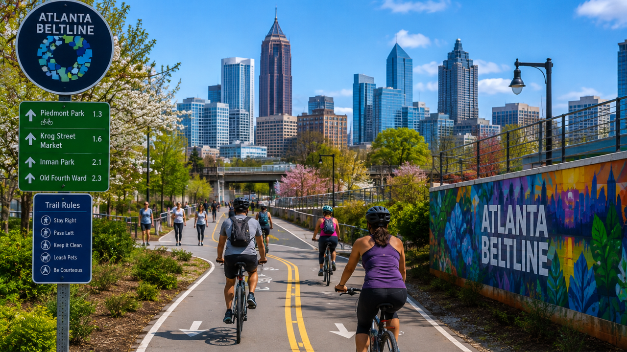 Atlanta está entre as melhores cidades dos EUA para andar de bicicleta, aponta ranking