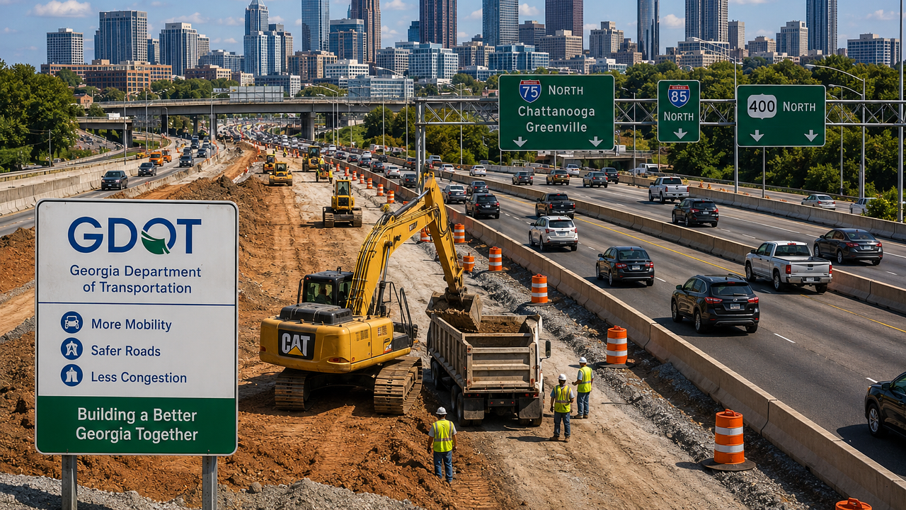 Georgia amplia investimentos para modernizar rodovias e reduzir congestionamentos