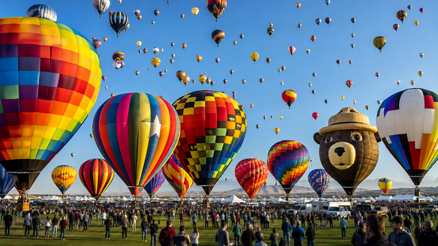 Maior festival de balões do mundo reunirá mais de 500 balões nos Estados Unidos em outubro