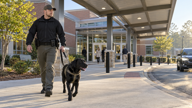 Cobb amplia cães detectores de explosivos nas escolas