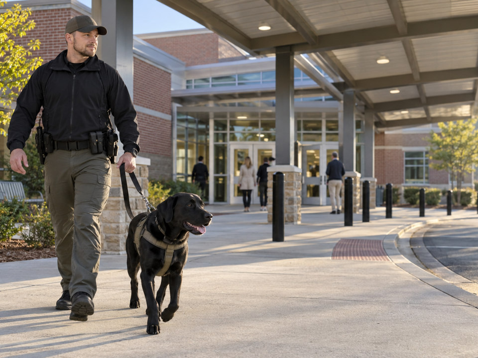 Cobb amplia cães detectores de explosivos nas escolas