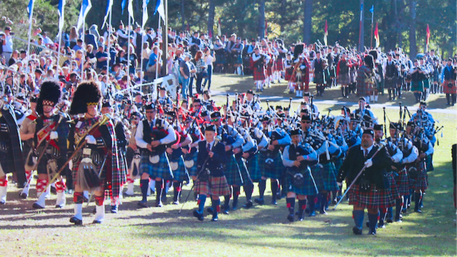 Stone Mountain recebe festival escocês com música, dança e competições