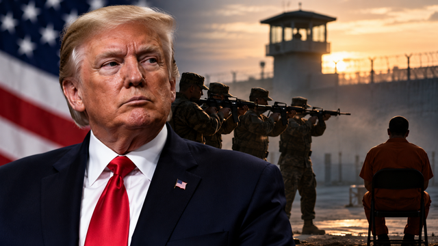 Trump cancela transmissão ao vivo de execução por fuzilamento após críticas, mas mantém pena de morte para ex-major