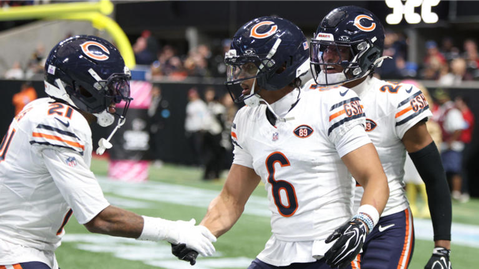 Falcons reagem tarde e perdem para os Bears em Atlanta